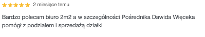 Opinia o współpracy z Dawidem Więckiem