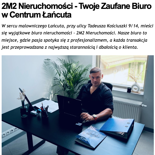 2M2 Nieruchomości w mediach